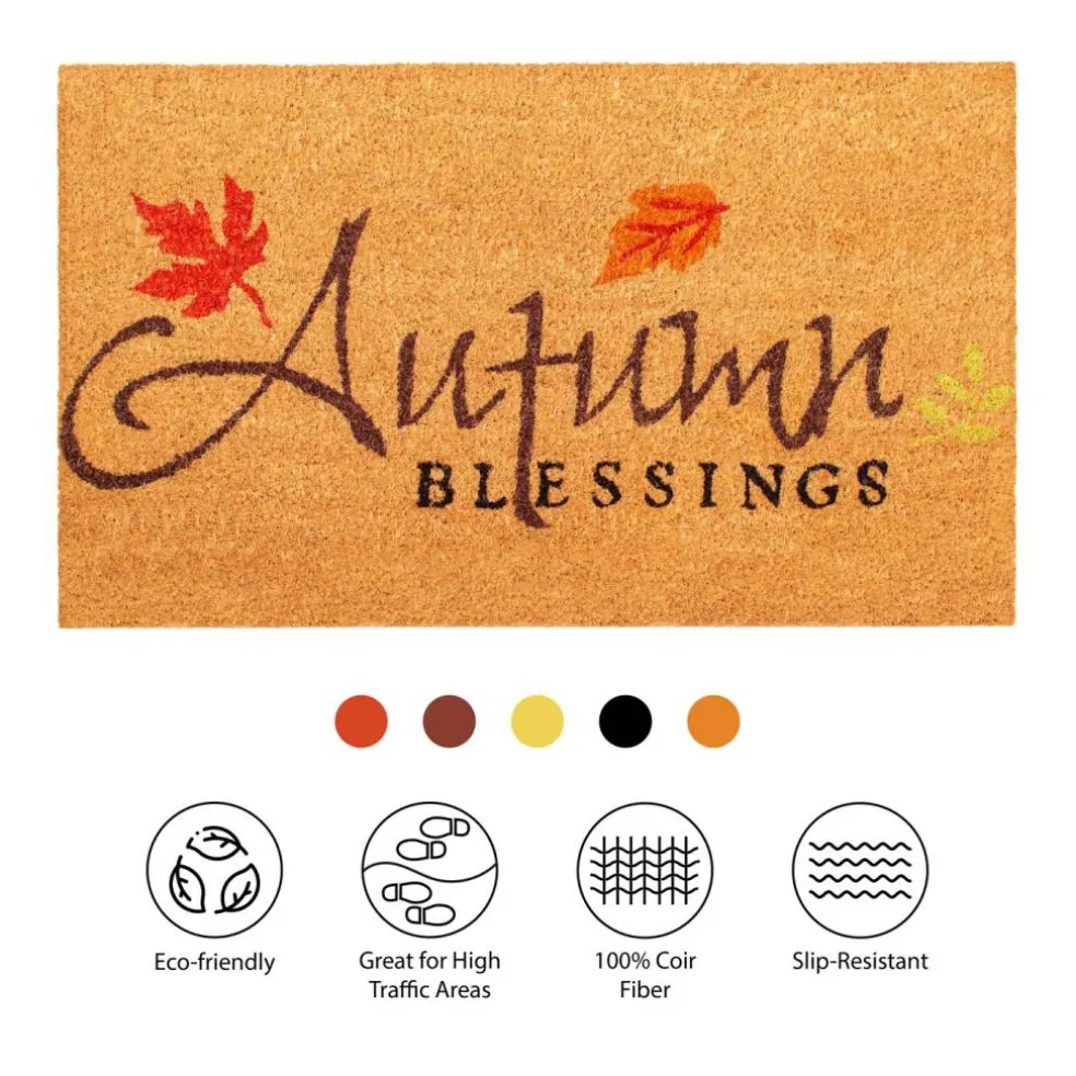 Autumn Blessings Doormat