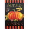 40" Autumn Blessings & Pumpkin Garden Flag