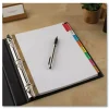 Avery Big Tab 11 in. x 8.5 in. 8-Tab Double-Sided Gold Edge Reinforcing Insertable Dividers - Assorted (1-Set)