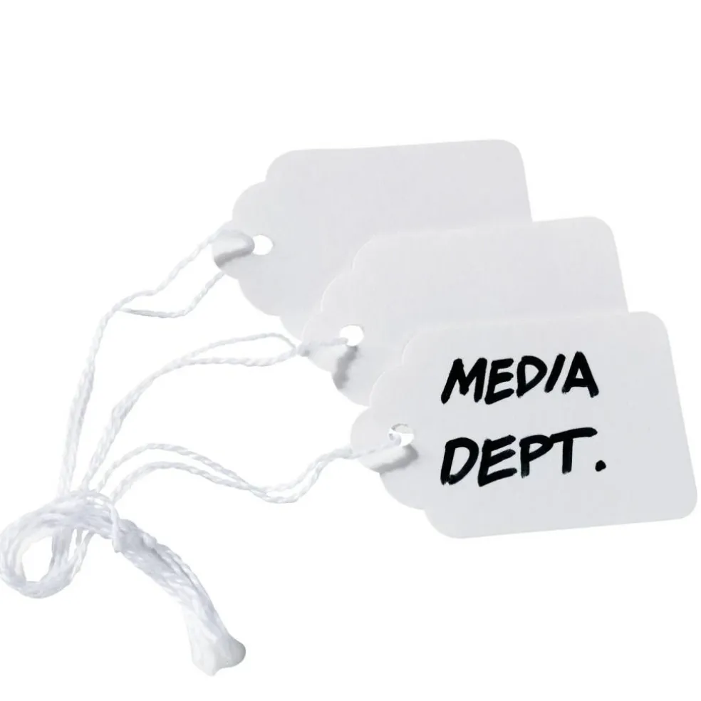 Avery 12201 Medium-Weight White Marking Tags, 2 3/4 x 1 11/16 (Box of 1000)