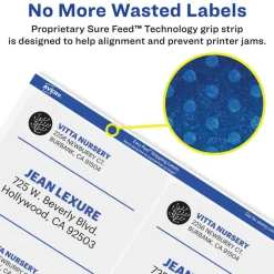 Avery Printable Shipping Labels with Sure Feed, 2