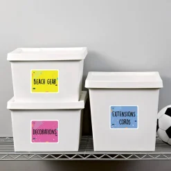Avery Printable Shipping Labels with Sure Feed, 3-1/3" x 4", White, 600 Blank Mailing Labels for Laser Printers (5164)