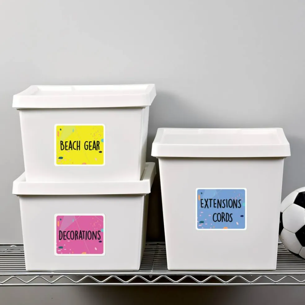 Avery Printable Shipping Labels with Sure Feed, 3-1/3" x 4", White, 600 Blank Mailing Labels for Laser Printers (5164)