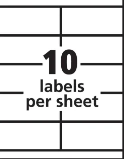 Avery Shipping Labels for Copiers, Permanent Adhesive, 2