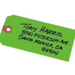 Avery 12365 Unstrung Shipping Tags, Paper, 4 3/4 x 2 3/8, Green (Box of 1000)