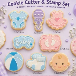 Baby Shower Cookie Cutters & Embossers