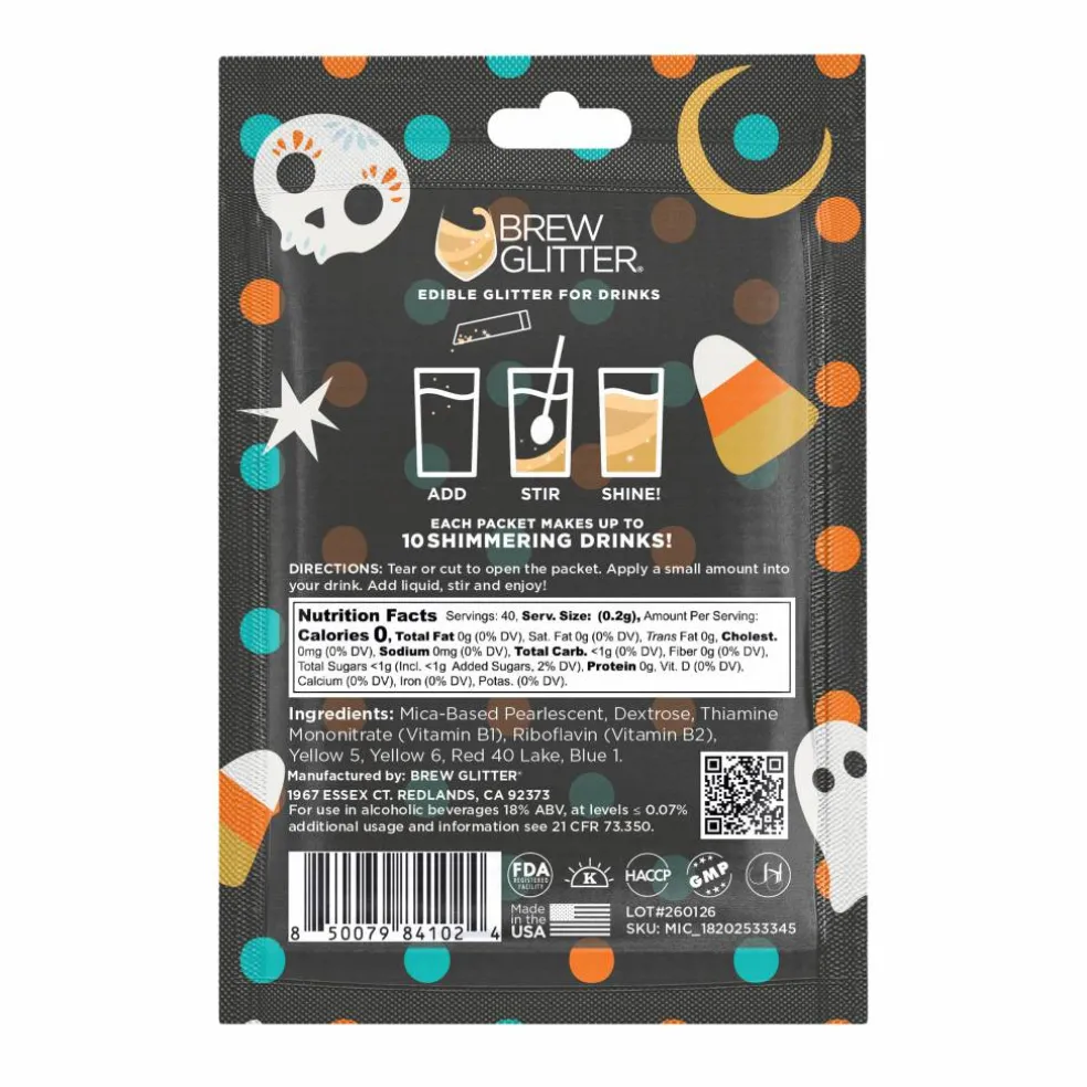 Bakell® Brew Glitter® Midnight Glow Edible Glitter Pack
