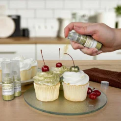 Bakell - Champagne Gold Tinker Dust Edible Glitter (4g, 1x Spray Pump) for Food, Desserts, and Beverages!