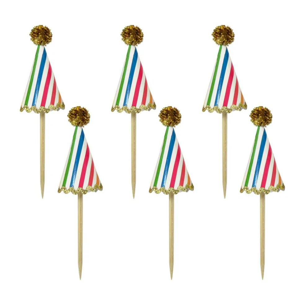 Bakeware Party Hat Treat Toppers by Celebrate It®