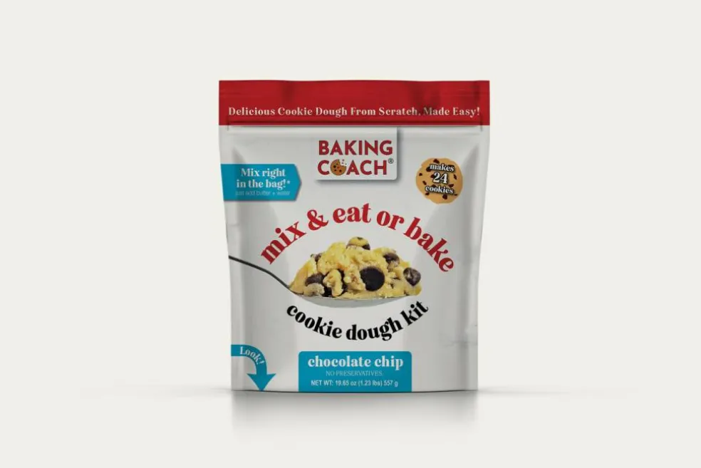 Baking Coach Chocolate Chip Cookie Dough Baking Activity Kit with Premeasured Ingredients