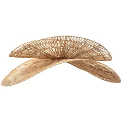 bali & pari Theanna Woven Jute Pendant Lampshade – Handwoven Boho Floral Light Accessory, Natural Wicker Ceiling Shade