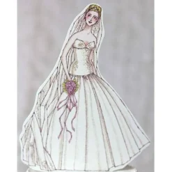 Ballroom Beauty Paper Doll Mix and Match Bride and Groom