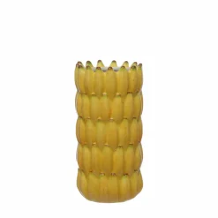 11.75" Banana Cylinder Ceramic Tabletop Vase by Ashland®