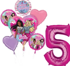Barbie™ Birthday 7-Piece Foil Balloon Bouquet