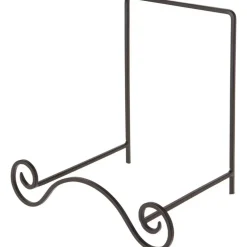 Bard's Wrought Iron Bowl or Deep Platter Stand, 9.375" H x 10.25" W x 7.625" D (For 12" - 16" Bowls or Deep Platters)