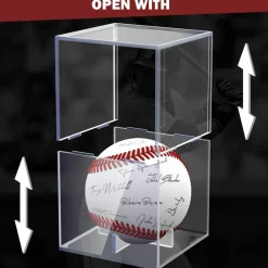 Baseball Display Case, Baseball Holder Display Case, Acrylic UV Protected Baseball Case for Display, Baseball Display Case for Autographed Baseball