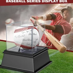 Baseball Display Case, Baseball Holder Display Case, Acrylic UV Protected Baseball Case for Display, Baseball Display Case for Autographed Baseball