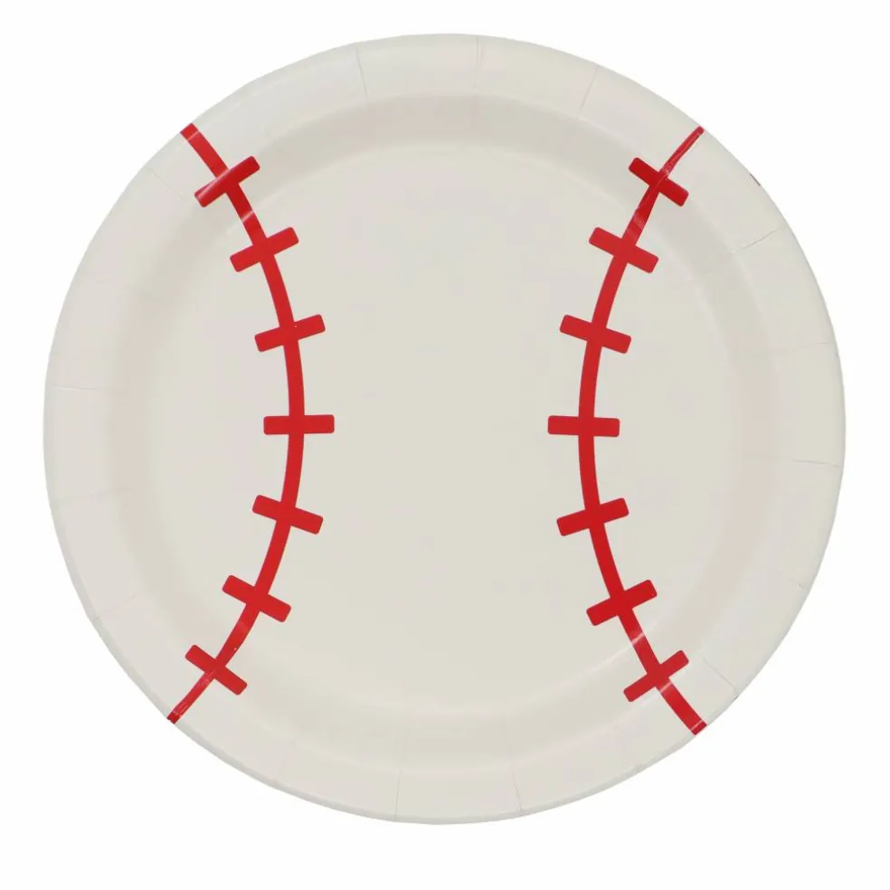 7" Baseball Snack Plates, 10ct. by Celebrate It™