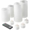 Basic Elements™ White LED Candle Set with Remote By Ashland®