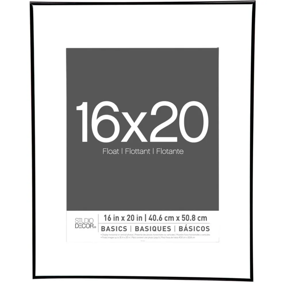 Basics Black Thin Float Frame by Studio Décor®