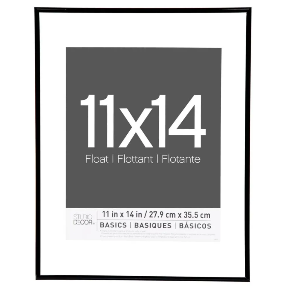 Basics Black Thin Float Frame by Studio Décor®