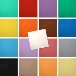 Basswood Colored Wood 12x12 inches Sheets, 1/8th, Thicknesses, Glowforge Diode Ready, 9 or 17 Different Colors Included