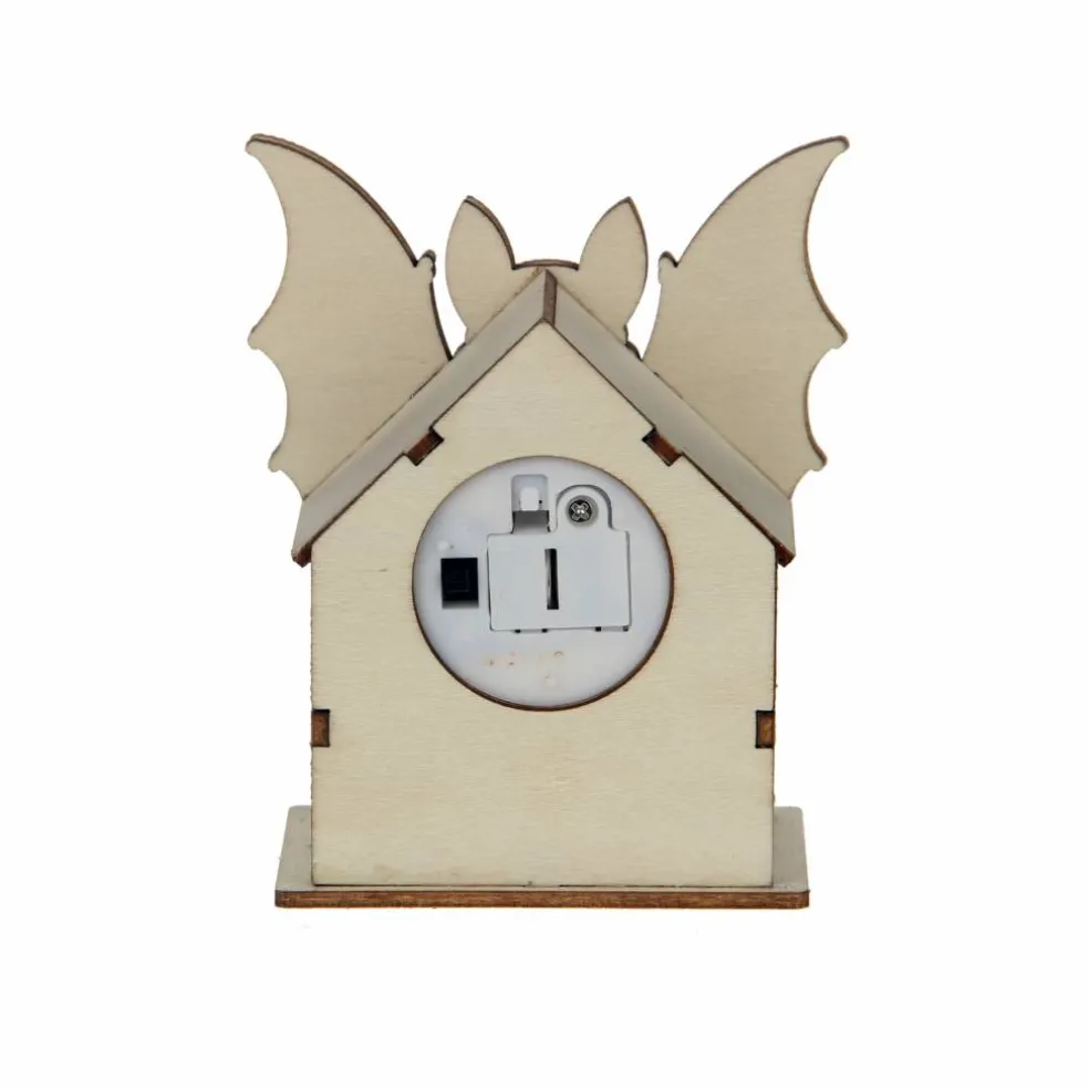 4" Bat Dessert Shop DIY LED Wood Décor by Make Market®