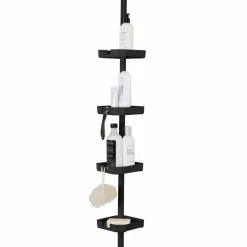 Bath Bliss 4-Tier Tension Corner Shower Organizer Caddy