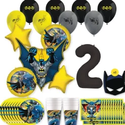 Batman Birthday Party Kit with Number