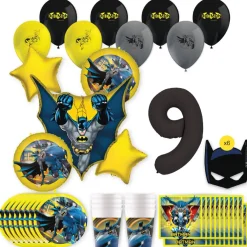Batman Birthday Party Kit with Number