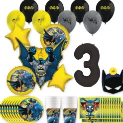Batman Birthday Party Kit with Number