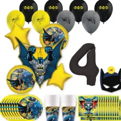 Batman Birthday Party Kit with Number