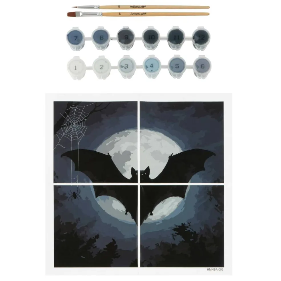 Bat Paint-by-Number Gallery Mini Kit by Artist's Loft®