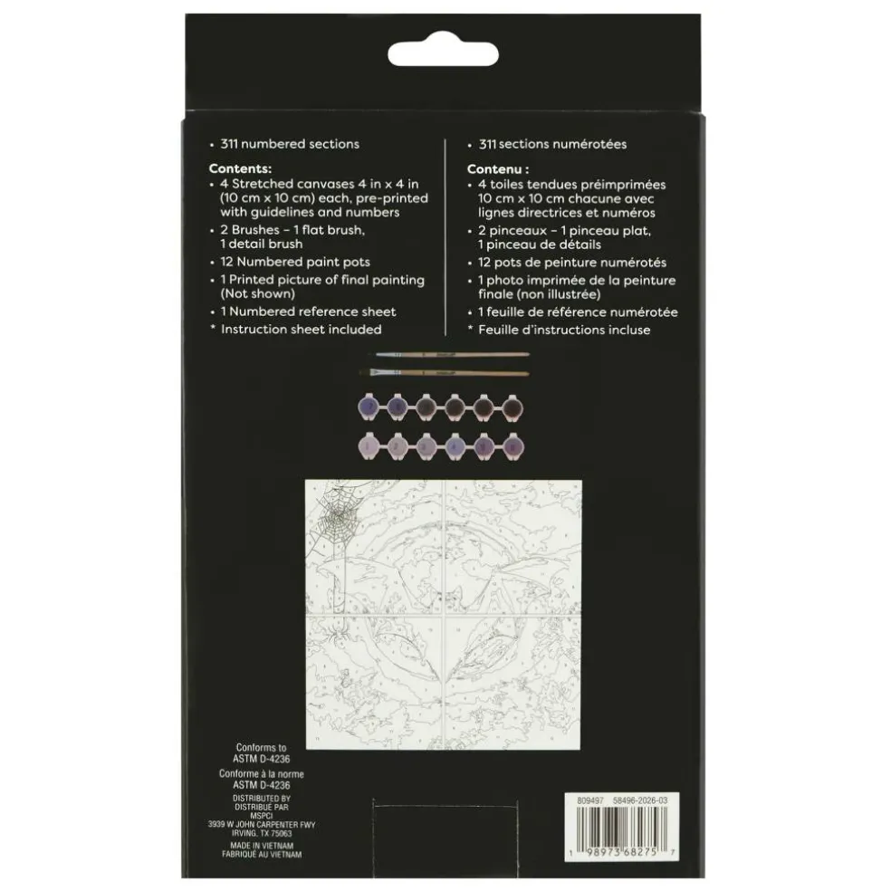 Bat Paint-by-Number Gallery Mini Kit by Artist's Loft®