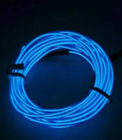 Battery Operated Neon Rope Light 9ft Wearable Multi-Mode Glow
