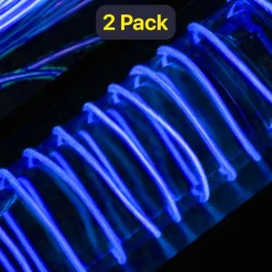 Battery Operated Neon Rope Light 9ft Wearable Multi-Mode Glow