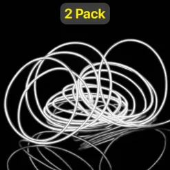 Battery Operated Neon Rope Light 9ft Wearable Multi-Mode Glow