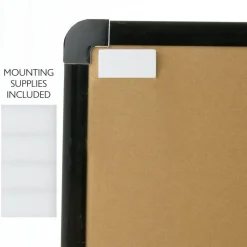 BAZIC CLASSIQUE Cork Framed Magnetic Dry Erase Board 17