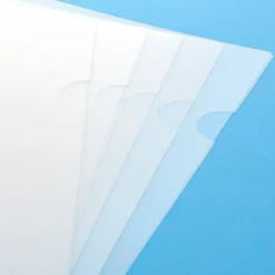 BAZIC Clear Front Sliding Bar Report Cover, 3 Pack, Letter Size