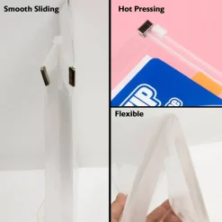 BAZIC Clear Zip Envelope, A4 / Letter Size