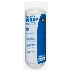 BAZIC Cushion Bubble Wrap Roll, 12 in x 5 ft, for Shipping Moving Packaging