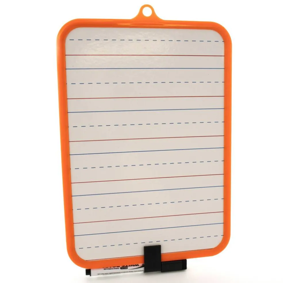 BAZIC Double-Sided Dry Erase Board, 7.4 x 10.3 in, with Marker