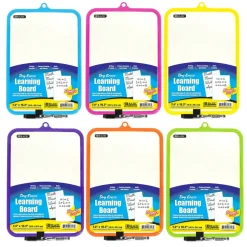 BAZIC Double-Sided Dry Erase Board, 7.4 x 10.3 in, with Marker
