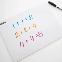 BAZIC Double Sided Dry Erase Learning Board, 9