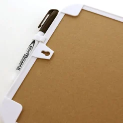 BAZIC Dry Erase and Cork Combo Board, 8.5 x 11 in, with Marker