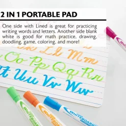 BAZIC Dry Erase Lapboard, 9" x 12", Double-Sided