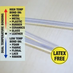 BAZIC Dual Temp Mini Hot Glue Sticks, 7.87 in x 0.27 in, 10 Count