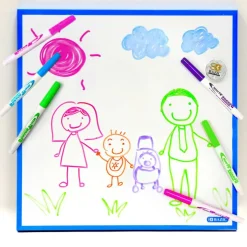BAZIC Fine Tip Bright Color Dry-Erase Marker (4/Pack)
