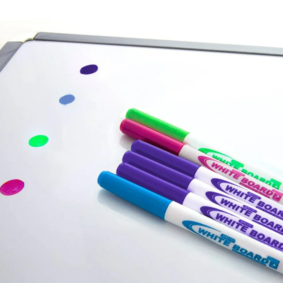BAZIC Fine Tip Bright Color Dry-Erase Marker (4/Pack)
