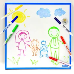 BAZIC Fine Tip Bright Color Dry-Erase Marker (6/Pack)